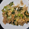 クックQ4GW0M☆'s cooksnap of when they made 青梗菜と豚肉と卵さん.