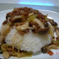 ャョガチ's cooksnap of when they made 納豆としめじのあんかけご飯.