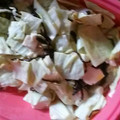 ysnsaoi's cooksnap of when they made ルクエで簡単☆キャベツと豆腐の卵とじ.