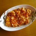UMAe's cooksnap of when they made エビチリならぬ、豆腐チリ☆.