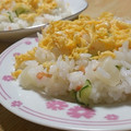yappyパクパク's cooksnap of when they made ☆子供も大好き♪簡単ばら寿司.