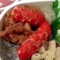 236's cooksnap of when they made キャラ弁**こいのぼりウインナー.