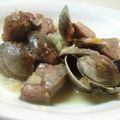 foxhills's cooksnap of when they made ルクエで簡単！豚とアサリのアレンテージョ.