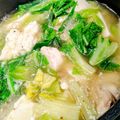 pyonpoco's cooksnap of when they made 我が家の「水炊き風」手作り鍋スープ.