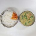 ひよこベーグル's cooksnap of when they made 簡単☆濃厚グリーンカレー（タイカレー）.