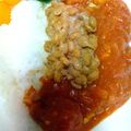 xyzクック's cooksnap of when they made 簡単！納豆カレーライス☆冷たいカレー.
