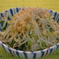 よっしゃん's cooksnap of when they made もやしの香味おひたし.