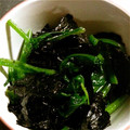 わなみ's cooksnap of when they made ほうれん草とのりたっぷりのナムル風.