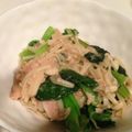 fumikodesu's cooksnap of when they made 小松菜ツナのオイマヨ炒め.