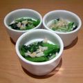 akamatka's cooksnap of when they made 小松菜とえのきのエビあんかけ.
