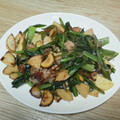 ポニーリボン's cooksnap of when they made 小松菜と豚肉と筍のオイマヨ炒め.