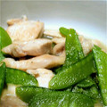 numami's cooksnap of when they made きぬさやと鶏肉の塩炒め.