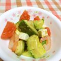 干芋くん's cooksnap of when they made アボカドと海老の柚子胡椒サラダ♪.