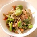 colise's cooksnap of when they made ごぼうと空豆のサラダ.