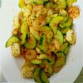 twinsのまま's cooksnap of when they made ✩ズッキーニとシーフードのカレー炒め✩.