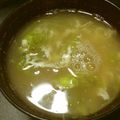 食い倒れ女子's cooksnap of when they made 卵白消費✿ちゃっちゃっとスープ　　.
