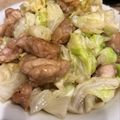 クックLZ7E8G☆'s cooksnap of when they made 鶏肉とキャベツのガーリック炒め.