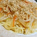 まんちゃんＤ's cooksnap of when they made ◆簡単♡残り野菜ｄｅあんかけ胡麻そば◆.