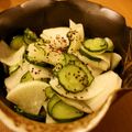 BiwacoJune's cooksnap of when they made きゅうりと大根の塩ナムル☆.