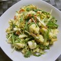 ハナレ's cooksnap of when they made ＊はんぺんとゆで卵のシーザーサラダ＊.