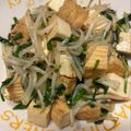 クック6A01DE☆'s cooksnap of when they made 麺つゆで簡単ニラとモヤシと厚揚げ炒め☆.