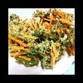 みつえ♪'s cooksnap of when they made 春の香り～セリと人参のかき揚げ～.