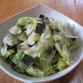 戴きます's cooksnap of when they made 胡麻海苔レタス.