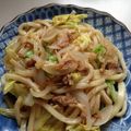 yukiyumisa's cooksnap of when they made 時短！ツナとキャベツの焼きうどん☆.