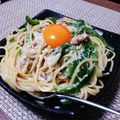pikott's cooksnap of when they made ダマしらず☆男のカルボナーラ.