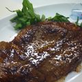 reiyan1956's cooksnap of when they made シンプルに♡ステーキバター醤油味.