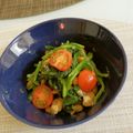 さやえんどぉ's cooksnap of when they made ほうれん草とトマトの納豆和え.