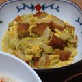 ウサギスキー's cooksnap of when they made 婆ちゃんの味♪キャベツの卵とじ☆.