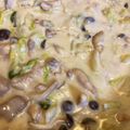 kaichun's cooksnap of when they made 鶏もも白菜のクリーム煮☆チーズ・マカロニ.