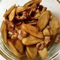MaRiOu's cooksnap of when they made ＊超簡単！豚肉とゴボウの炒め物♪＊.