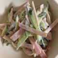 直助ママ's cooksnap of when they made ハムときゅうりのサラダ.