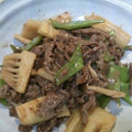 NPさん's cooksnap of when they made 牛肉とたけのこの甘辛オイスター炒め.