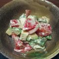 かあたらあ's cooksnap of when they made アボカドとトマトのサラダ.