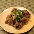 ポンきっちゃん's cooksnap of when they made 牛肉と玉ねぎのピリ辛丼.