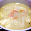 すーーん's cooksnap of when they made ＊カニカマと豆腐の中華スープ＊.