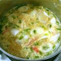 とん９７'s cooksnap of when they made スープ風✿カニカマde味噌汁(ღ´艸`).