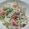 ゆみらんたん's cooksnap of when they made シャキシャキ！　大根とカニカマでサラダ.