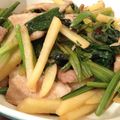 naholog's cooksnap of when they made ピリっと豚バラおじゃがにほうれん草.
