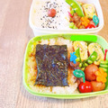 0hirune＋'s cooksnap of when they made 私流☆のり弁の作り方.