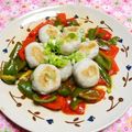シャンプーハット's cooksnap of when they made 芋チリ団子（里芋のチリソース団子）.