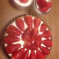 ＊マロンアッシュ＊'s cooksnap of when they made 苺とチョコとカスタードクリームのタルト.