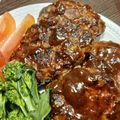 まふまふうさぎ's cooksnap of when they made 玉ねぎは炒めず混ぜる＊牛挽肉ハンバーグ.