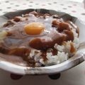 doiko's cooksnap of when they made 普通のカレーに飽きたら…卵かけご飯♪.