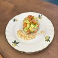 KAYOKAYONN's cooksnap of when they made サーモンとホタテとアボカドのタルタル.