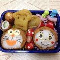 ぴのこのこのこ's cooksnap of when they made キャラ弁+ドラえもんいなり+.