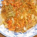 toshiebaba's cooksnap of when they made 簡単に韓国の味♪キムチマヨネーズ焼きそば.
